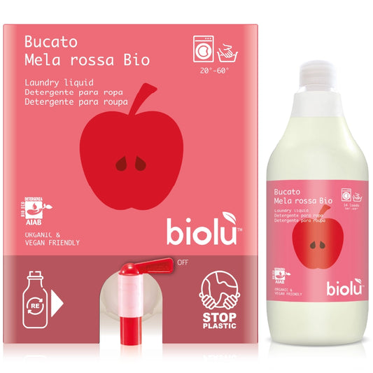 Biolù, detersivi ecologici BUCATO MELA ROSSA BIO prezzo di 1 litro