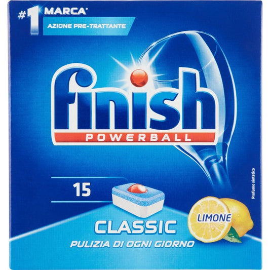 FINISH POWERBALL LIMONE TABS 15PZ